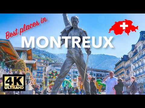 Montreux Switzerland Best Places | Charming town with rock history 4K