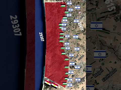 Israel-Hamas war animated map