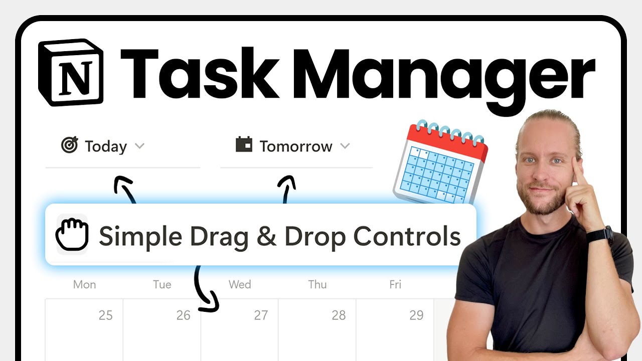 Essential Notion Task Manager for 2025 | Full Tutorial + Free Template