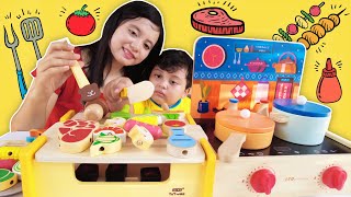 Download lagu Reihan Unboxing Mainan Barbeque, Kompor Masak Masakan, Sate Satean, BBQ Grill | BBQ Kitchen Set Toys mp3