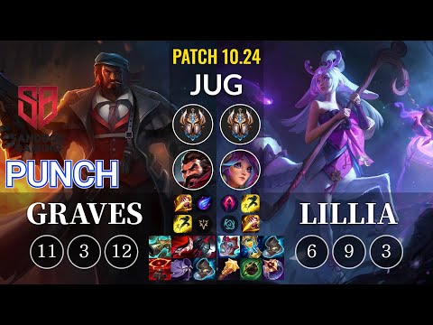 SB Punch Graves vs Lillia Jungle - KR Patch 10.24