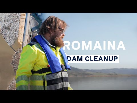 Cleaning a Dam in Romania
