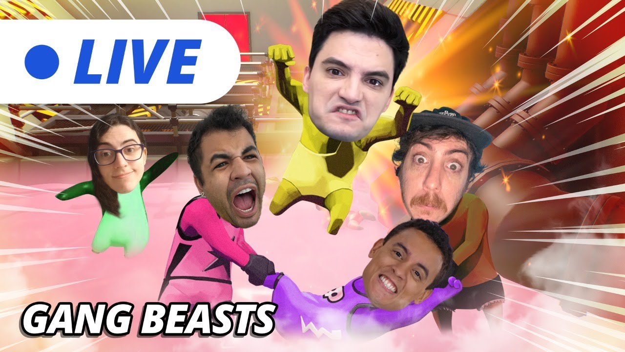 GANG BEASTS - PELA PRIMEIRA VEZ [+12]