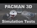 PACMAN 3D Mechanical Chain Interaction Compilation Cinema 4D Dynamics Motion Test