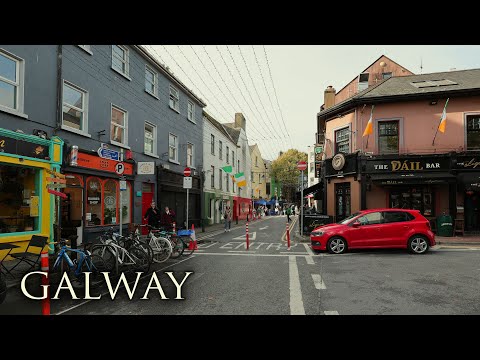 Walking in Galway | Ireland's Cultural Heart | City Ambience