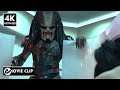 THE PREDATOR 4K Lab Escape Action Movie Clip 2018 Horror Sci Fi
