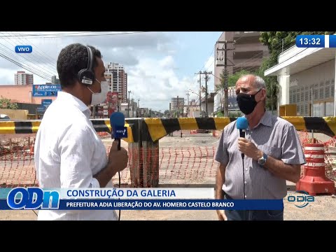 Prefeitura adia liberação da Av Homero Castelo Branco por construção de galeria 22 02 2022