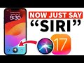 New Way to Activate Siri in iOS 17 on iPhone - iOS 17 New Siri Feature