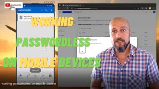 Working passwordless on mobile devices