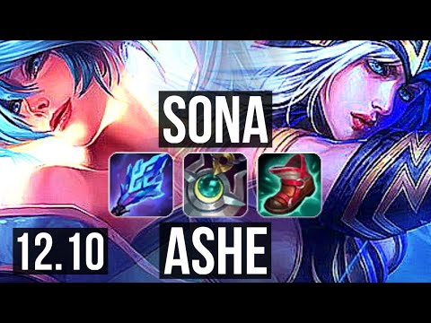 SONA & Ez vs ASHE & Yasuo (SUP) | 3.4M mastery, 1/1/13, 1300+ games | EUW Grandmaster | 12.10