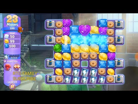NEW Zynga wonka chocolate match 3 game level 23