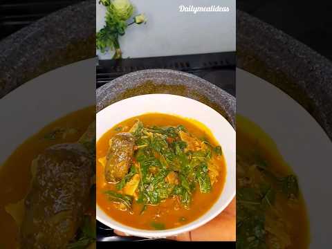 How To Make Super Delicious Oha Soup. #youtubeafrica #ohasoup #food #foodchannel #100shorts2024