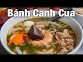 Vietnamese Street Food AWESOME Banh Canh Cua Crab Noodles In Saigon Vietnam