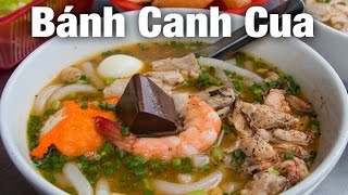 Vietnamese Street Food - AWESOME Banh Canh Cua (Crab Noodles) in Saigon, Vietnam! - YouTube