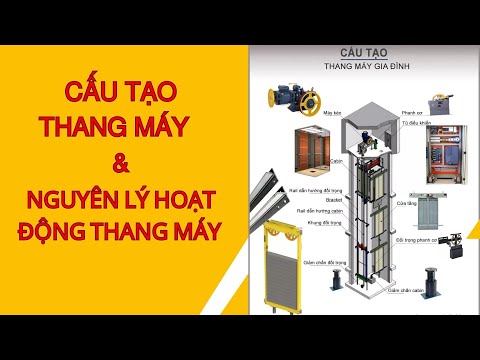 Cấu tạo thang máy và nguyên lý hoạt động thang máy gia đình