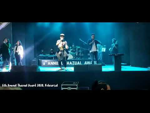 SAW NU SAW A HMEL THA (LIVE MUSIC_6th Annual Thazual Award 2020, REHEARSAL) Phone Video Rec.