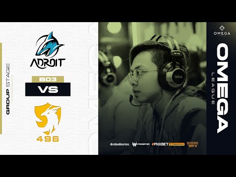 Adroit vs 496 Gaming Game 2 (BO2) | Omega League Divine Asia
