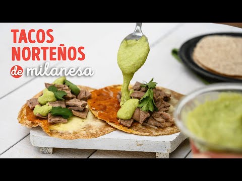 Deliciosos tacos norteños de milanesa con costra de queso | Recetas mexicanas | Cocina Vital