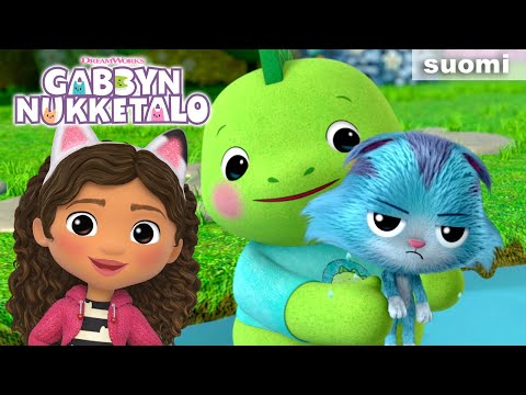 Kisulit kasvattavat dinosauruksen I GABBYN NUKKETALO I Netflix