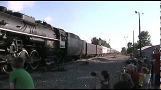 preview picture of video 'NKP 765 EB at Milan, Michigan July 13, 2014'