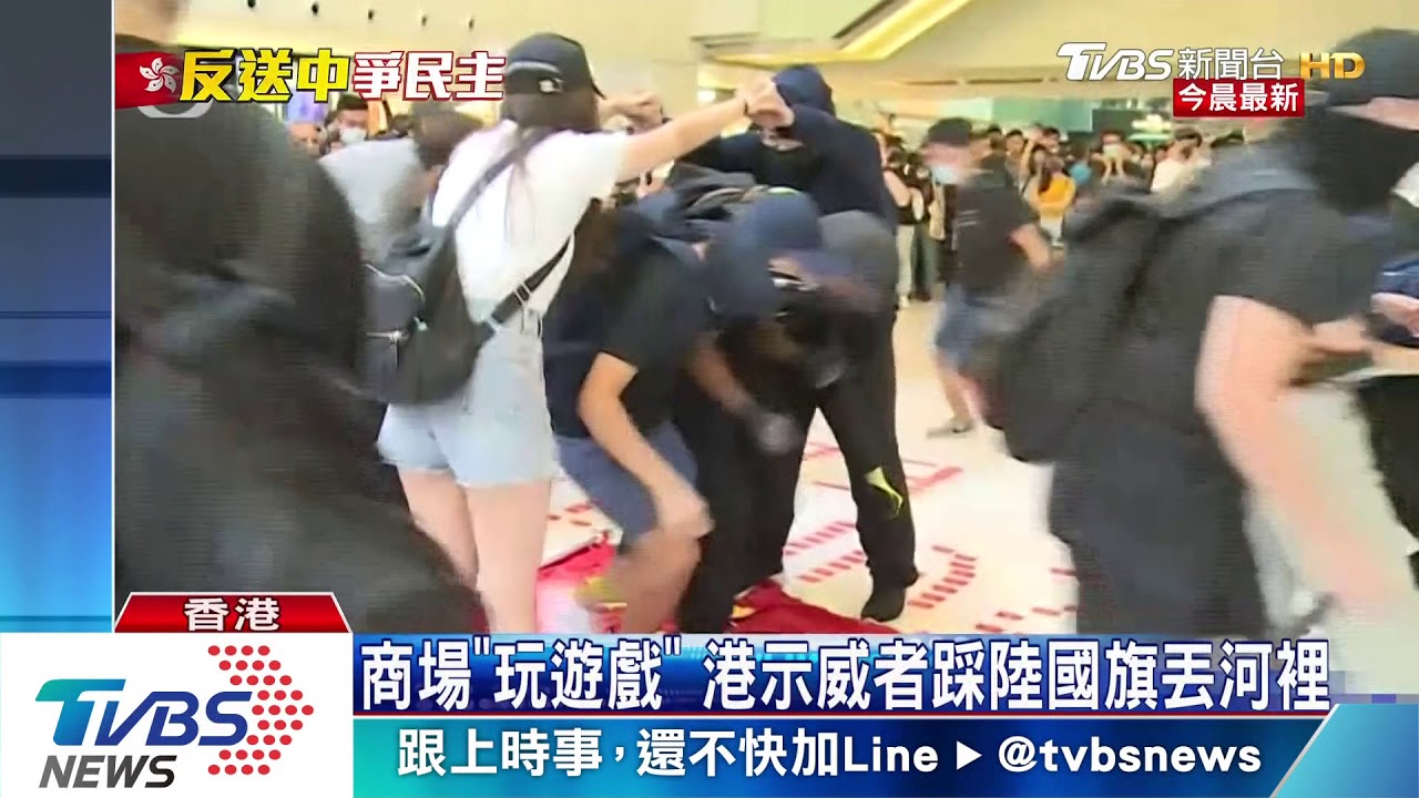 港抗爭遍地開花 沙田、旺角遭縱火 警驅離