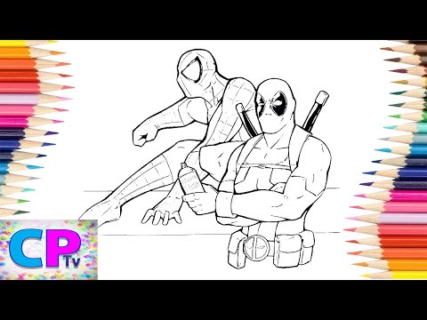 Spiderman & Deadpool Coloring Pages/Heroes in Action/Elektronomia - Sky High [NCS Release]