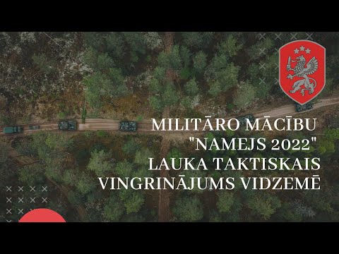 Militāro mācību "Namejs 2022" pavasara posma lauka taktiskais vingrinājums Vidzemē