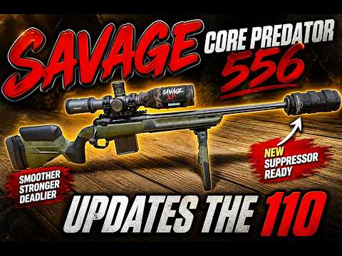 SAVAGE actualiza el 110 con el CORE PREDATOR y TACTICAL