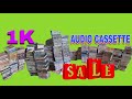 1K AUDIO CASSETTE SALE MANGALBORICHA VIDEOCASSETTE VCR