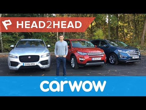 Jaguar F-Pace vs Land Rover Discovery Sport vs Ford Edge 2017 review | Head2Head