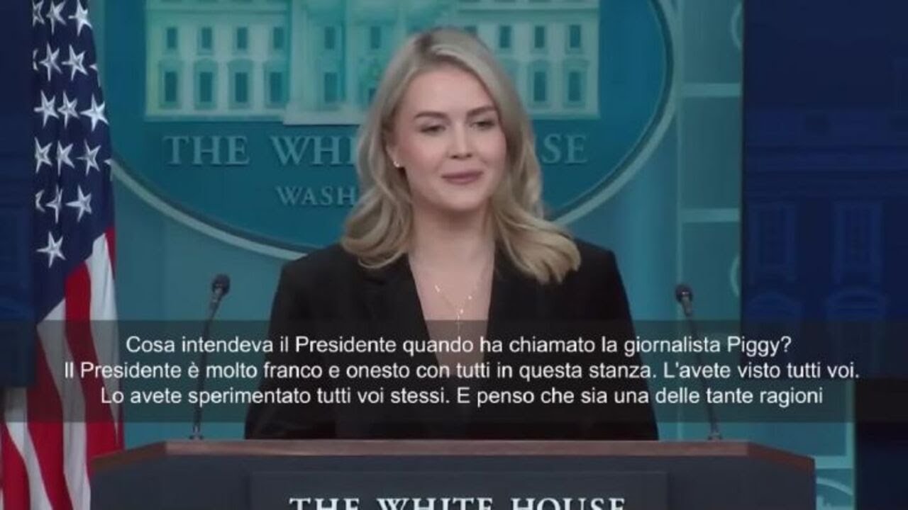 Portavoce Casa Bianca: Giornalista chiamata Piggy? Stampa dovrebbe apprezzare franchezza Trump