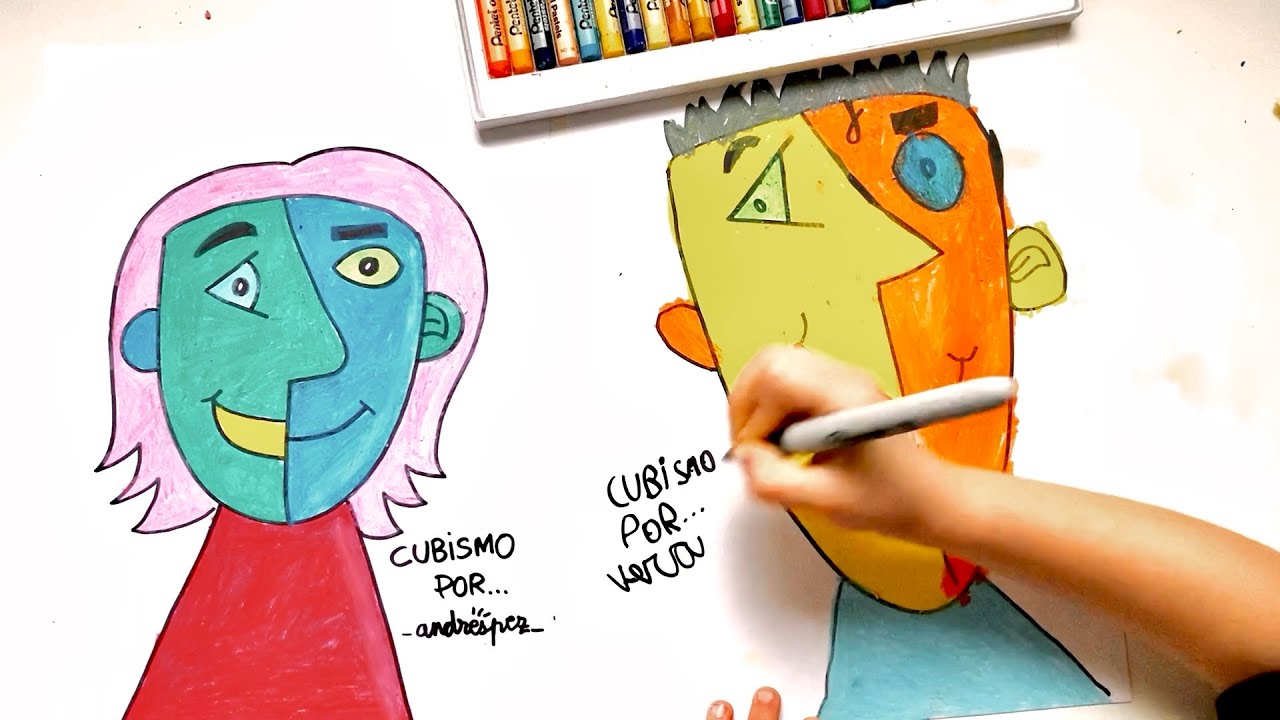 HELLO.ARTISTS Cubist Portrait (Pablo Picasso)