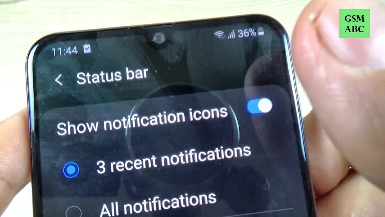 How to Show Battery Percentage on Samsung Galaxy A10, A20, A30, A40, A50 & A70