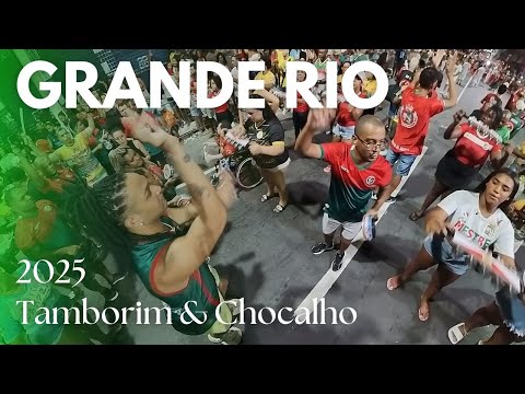 Grande Rio tamborim and chocalho samba 2025