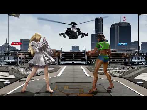 Tekken 7 Lucky Chloe Christie mod VS Lili Barefoot 1p Barefighter(Original banned creator)