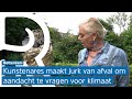 Marion werd wereldberoemd door mondkapjesjurk en maakt nu nieuwe, excentrieke jurk van afval