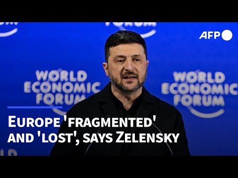 Zelensky says Europe looks 'fragmented' and 'lost' facing Trump | AFP