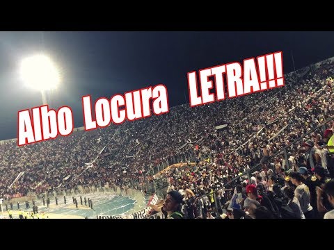 "Albo Locura tu Eres mi Vida (Letra) en Aniversario en Plena Calle" Barra: Garra Blanca &bull; Club: Colo-Colo