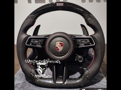 Porsche 992 GT3 carbonfiber steering wheel - Volante fibra de carbono Porsche 992 GT3