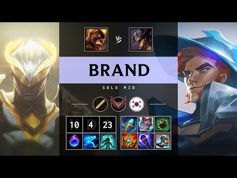 Brand Mid vs Twisted Fate - KR Grandmaster Patch 25.20