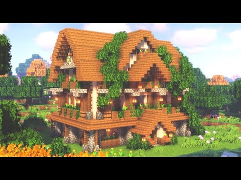 How To Build An Aesthetic Cozy Minecraft House | Cottagecore Cottage Tutorial | Minecraft