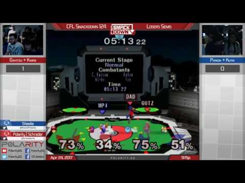 CFL Smackdown 124 Melee - Gahtzu + Kaike vs Panda + Kuya - Doubles Losers Semis