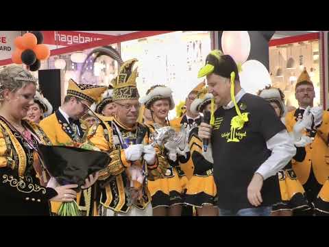 Prinzengarde 2020 on Tour im Gocher Hagebaumarkt 20.02.2020