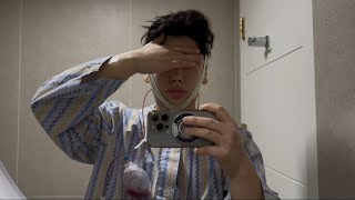 반도체 공돌이의 성형 브이로그 ⚒️ (턱밑샘 제거 수술 + 턱밑 지방 제거 + 이중턱 근육묶기)
