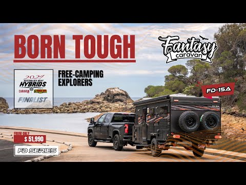 Fantasy Caravan FD 15A: Australia's Best Hybrid Finalist 2024 | Pop-top caravans| ABH 2024 |