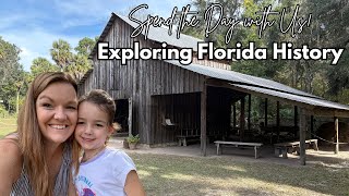 Fun Day Out, Large Family Style! Touring Marjorie Rawlings Homestead CYAN OASIS | Large Family Vlog