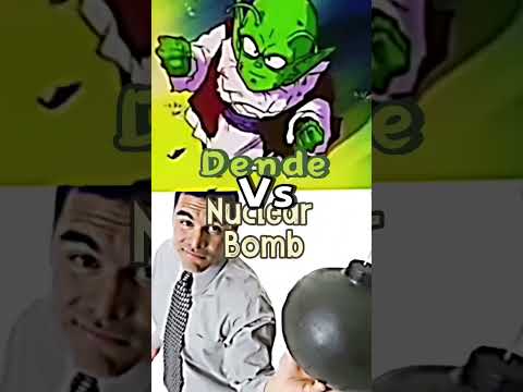 Dragon ball versus: Dende Vs Nuclear Bomb #dragonball #dragonballsuper #edit #goku #manga #meme