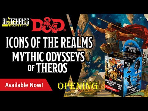 Blitzkrieg D&D Icons of the Realms Mythic Odysseys of Theros Booster Brick Opening
