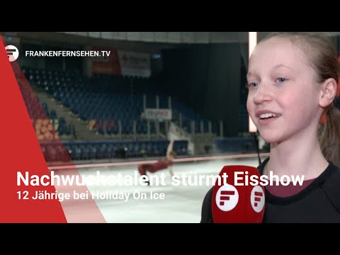 Nachwuchstalent aus Nordbayern stürmt Eisshow