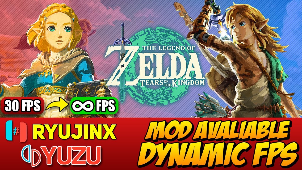 The Legend of Zelda: Tears of the Kingdom | Dynamic FPS mod - YouTube
